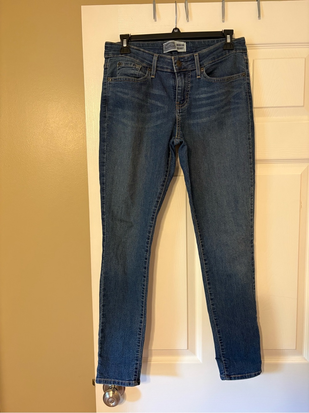Signature by Levi Strauss Medium Wash Skinny Jeans - Blue